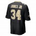 New Orleans Saints Tony Jones Jr. Men's Nike Black Player Game Jersey