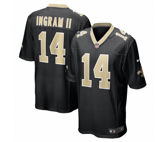 New Orleans Saints Mark Ingram II Men's Nike Black Game Jersey