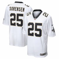 New Orleans Saints Daniel Sorensen Men's Nike White Player Game Jersey