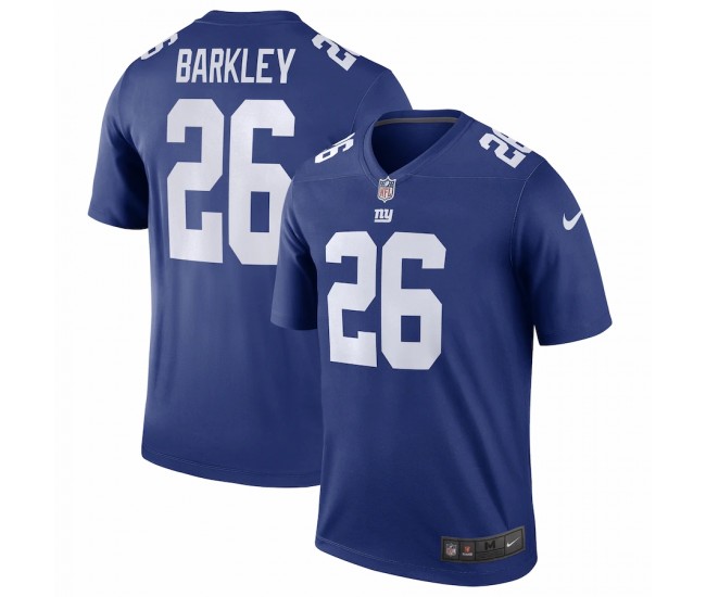 New York Giants Saquon Barkley Men's Nike Royal Legend Jersey
