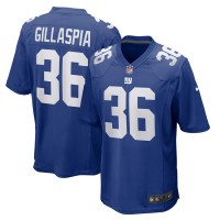New York Giants Cullen Gillaspia Men's Nike Royal Game Player Jersey