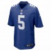 New York Giants Kayvon Thibodeaux Men's Nike Royal 2022 NFL Draft First Round Pick Game Jersey