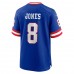 New York Giants Daniel Jones Men's Nike Royal Classic Player Game Jersey