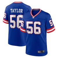 New York Giants Lawrence Taylor Men's Nike Royal Classic Retired Player Game Jersey