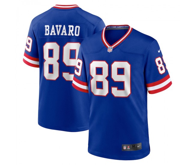 New York Giants Mark Bavaro Men's Nike Royal Classic Retired Player Game Jersey
