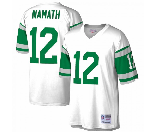 New York Jets Joe Namath Men's Mitchell & Ness White Retired Player Legacy Replica Jersey