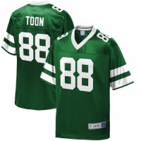 New York Jets Al Toon Men's NFL Pro Line Green Retired Player Jersey