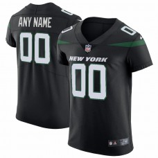 New York Jets Men's Nike Stealth Black Vapor Untouchable Elite Custom Jersey