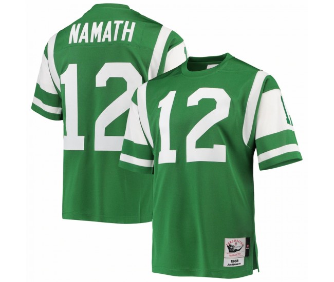 New York Jets Joe Namath Men's Mitchell & Ness Green Authentic Retired Player Jersey