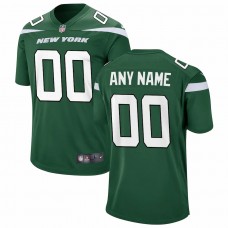 New York Jets Men's Nike Gotham Green Game Custom Jersey