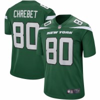 New York Jets Wayne Chrebet Men's Nike Gotham Green Game Retired Player Jersey
