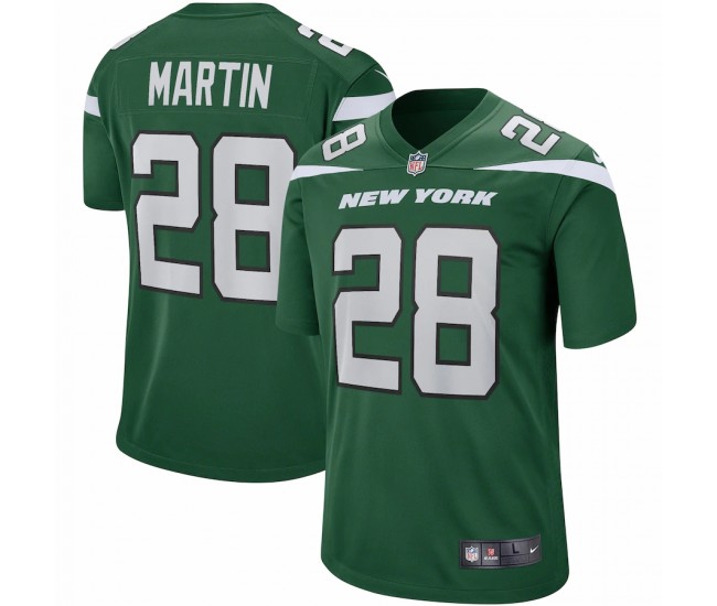 New York Jets Curtis Martin Men's Nike Gotham Green Game Retired Player Jersey