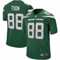New York Jets Al Toon Men's Nike Gotham Green Game Retired Player Jersey