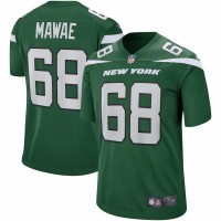 New York Jets Kevin Mawae Men's Nike Gotham Green Game Retired Player Jersey