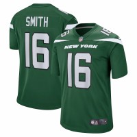 New York Jets Jeff Smith Men's Nike Gotham Green Game Jersey