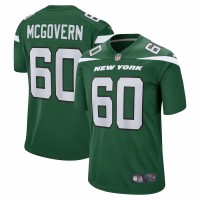 New York Jets Connor McGovern Men's Nike Gotham Green Game Jersey