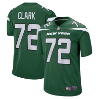 New York Jets Cameron Clark Men's Nike Gotham Green Game Jersey
