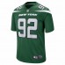 New York Jets Jabari Zuniga Men's Nike Gotham Green Game Jersey