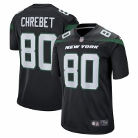 New York Jets Wayne Chrebet Men's Nike Black Retired Player Jersey