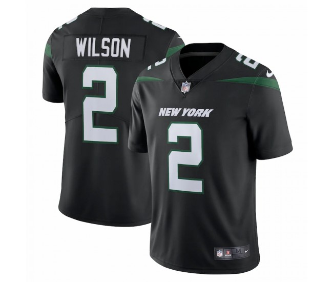 New York Jets Zach Wilson Men's Nike Stealth Black Vapor Limited Jersey