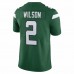 New York Jets Zach Wilson Men's Nike Gotham Green Vapor Limited Jersey