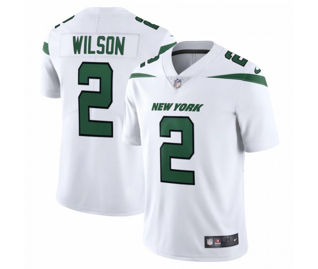 New York Jets Zach Wilson Men's Nike Spotlight White Vapor Limited Jersey