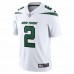 New York Jets Zach Wilson Men's Nike Spotlight White Vapor Limited Jersey