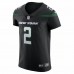 New York Jets Zach Wilson Men's Nike Stealth Black Vapor Elite Jersey