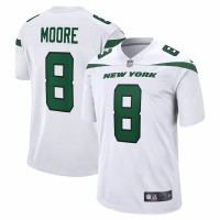 New York Jets Elijah Moore Men's Nike White Game Jersey