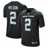 New York Jets Zach Wilson Men's Nike Stealth Black Game Jersey
