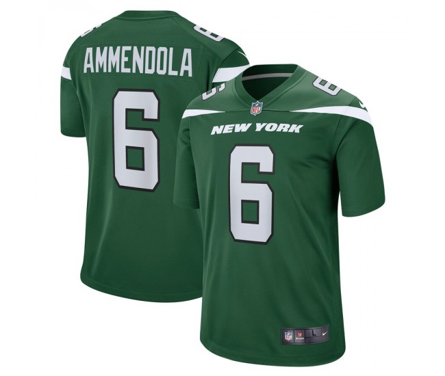 New York Jets Matt Ammendola Men's Nike Gotham Green Game Jersey