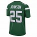 New York Jets Ty Johnson Men's Nike Gotham Green Game Jersey