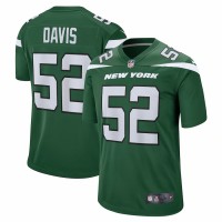 New York Jets Jarrad Davis Men's Nike Gotham Green Game Jersey