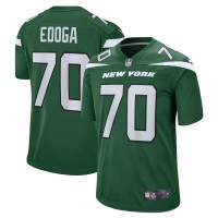 New York Jets Chuma Edoga Men's Nike Gotham Green Game Player Jersey