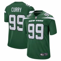 New York Jets Vinny Curry Men's Nike Gotham Green Game Jersey