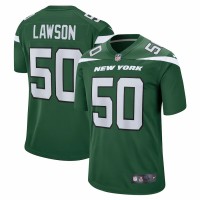 New York Jets Shaq Lawson Men's Nike Gotham Green Game Jersey