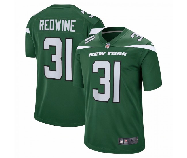 New York Jets Sheldrick Redwine Men's Nike Gotham Green Game Jersey