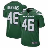 New York Jets Noah Dawkins Men's Nike Gotham Green Team Game Jersey
