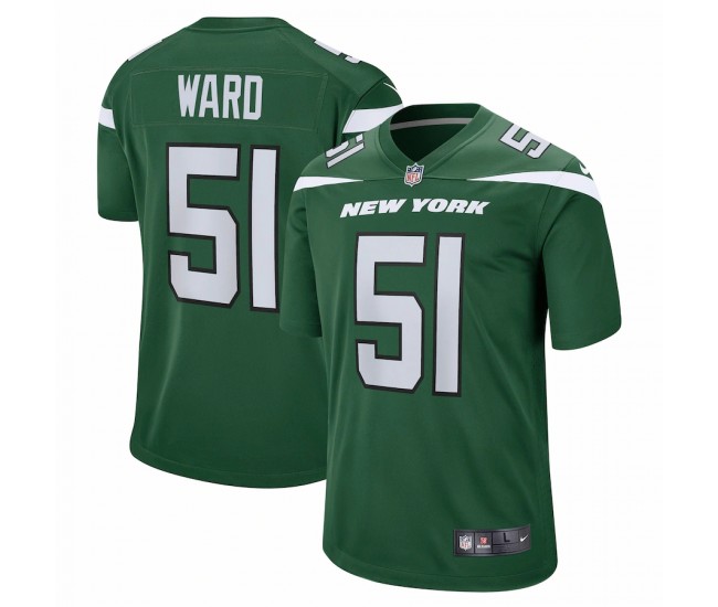 New York Jets Tim Ward Men's Nike Gotham Green Game Jersey