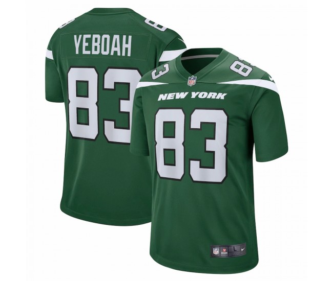 New York Jets Kenny Yeboah Men's Nike Gotham Green Team Game Jersey