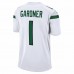 New York Jets Ahmad Sauce Gardner Men's Nike White 2022 NFL Draft First Round Pick Game Jersey