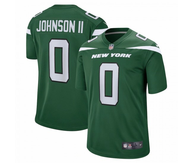 New York Jets Jermaine Johnson II Men's Nike Gotham Green 2022 NFL Draft First Round Pick Game Jersey