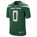 New York Jets Breece Hall Men's Nike Gotham Green 2022 NFL Draft Pick Player Game Jersey