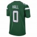 New York Jets Breece Hall Men's Nike Gotham Green 2022 NFL Draft Pick Player Game Jersey