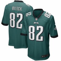 Philadelphia Eagles Mike Quick Men's Nike Midnight Green Game Retired Player Jersey