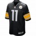 Pittsburgh Steelers Markus Wheaton Mens Nike Black Game Jersey