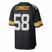 Pittsburgh Steelers Jack Lambert Men's Mitchell & Ness Black Retired Player Legacy Replica Jersey