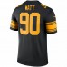 Pittsburgh Steelers T.J. Watt Men's Nike Black Color Rush Legend Player Jersey