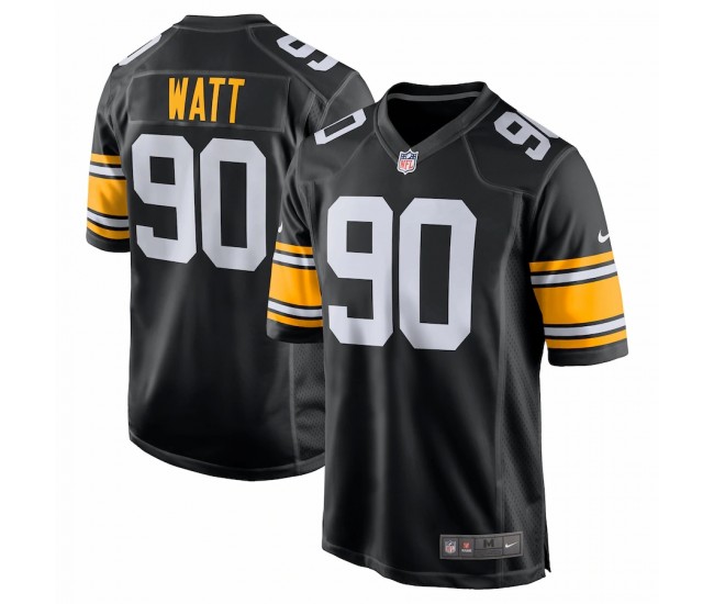 Pittsburgh Steelers T.J. Watt Men's Nike Black Alternate Game Jersey