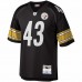 Pittsburgh Steelers Troy Polamalu Men's Mitchell & Ness Black Legacy Replica Jersey